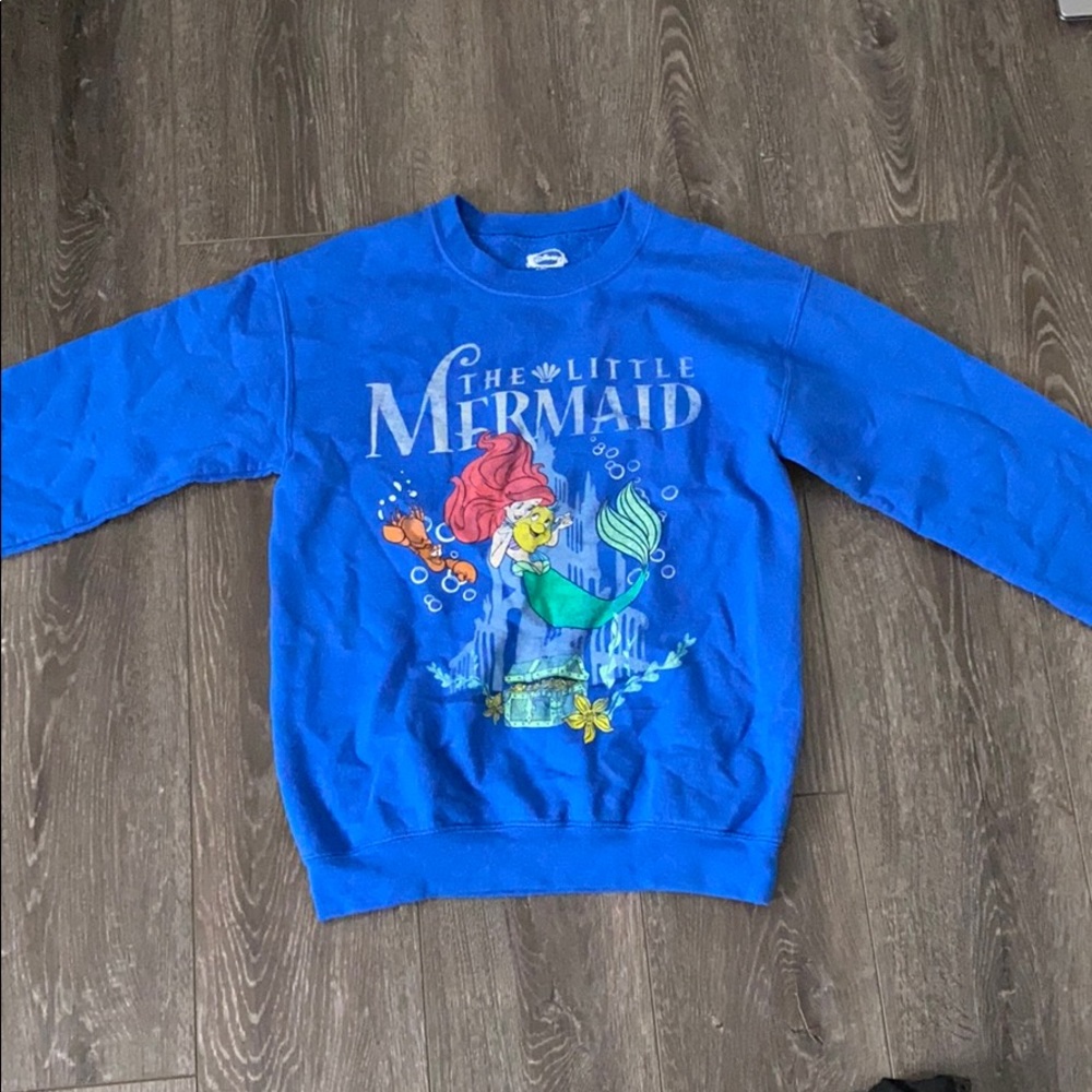 A Disney The Little Mermaid Blue sweatshirt!